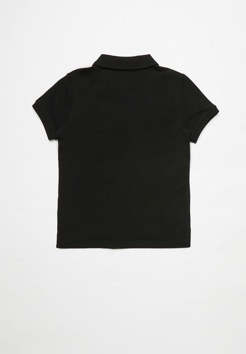POLO - Boys Austin short sleeve golfer - black