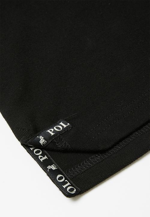 POLO - Boys Austin short sleeve golfer - black