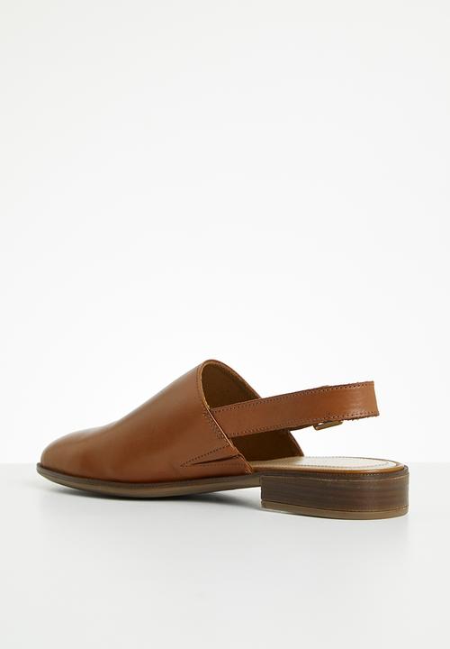 ALDO - Umaemeth leather mule - cognac