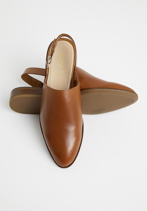 ALDO - Umaemeth leather mule - cognac