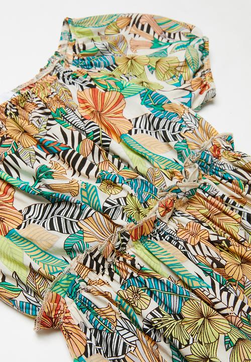 Superbalist - Woven printed playsuit - multi