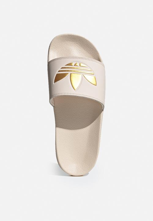adidas Originals - Adilette lite w - linen/gold met/linen
