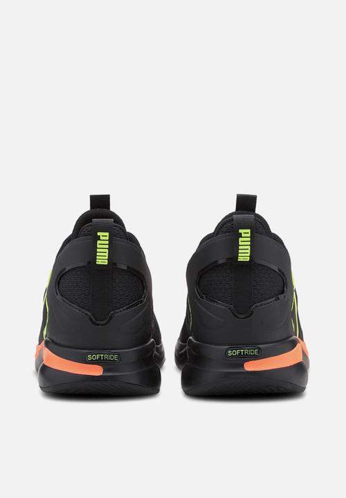 PUMA - Softride rift tech - puma black & ultra orange