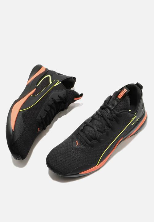 PUMA - Softride rift tech - puma black & ultra orange