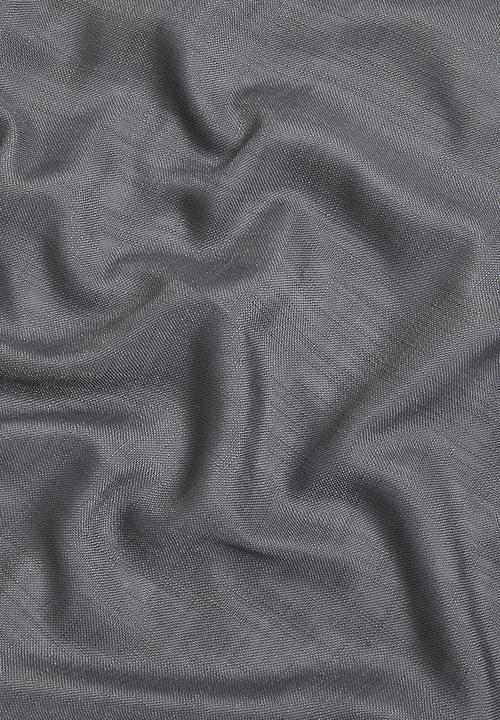 Sixth Floor - Slub lined eyelet curtain - charcoal