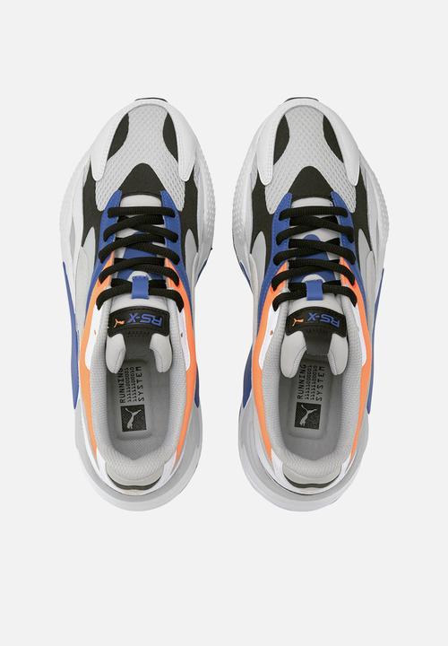 PUMA - RS-X³ prism - grey violet / puma white / ultra orange