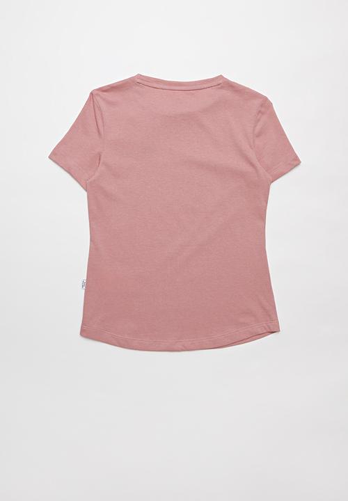 PUMA - Ess+ tee - foxglove