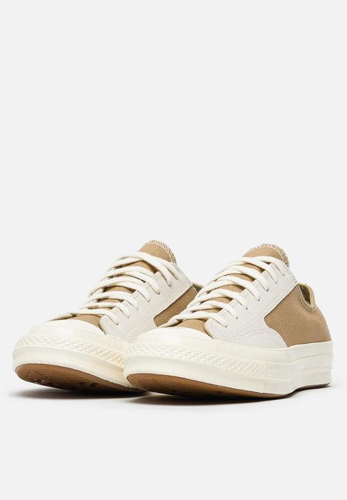 Converse - Chuck 70 canvas and silk suede ox - nomad khaki & egret