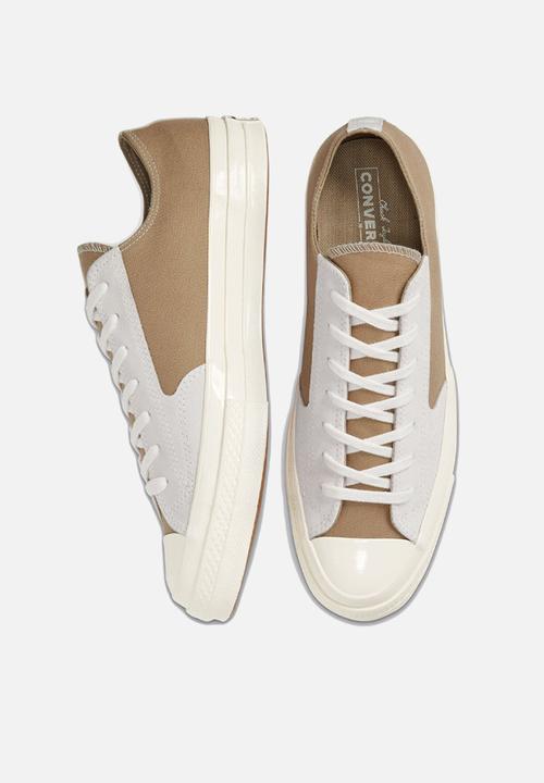Converse - Chuck 70 canvas and silk suede ox - nomad khaki & egret