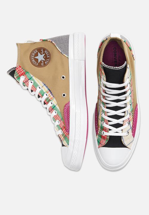 Converse - Chuck 70 pattern play hi - nomad khaki / black / cactus flower
