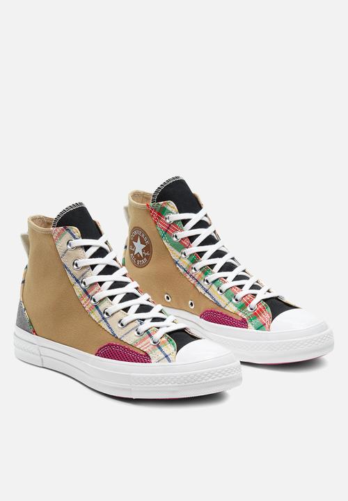 Converse - Chuck 70 pattern play hi - nomad khaki / black / cactus flower