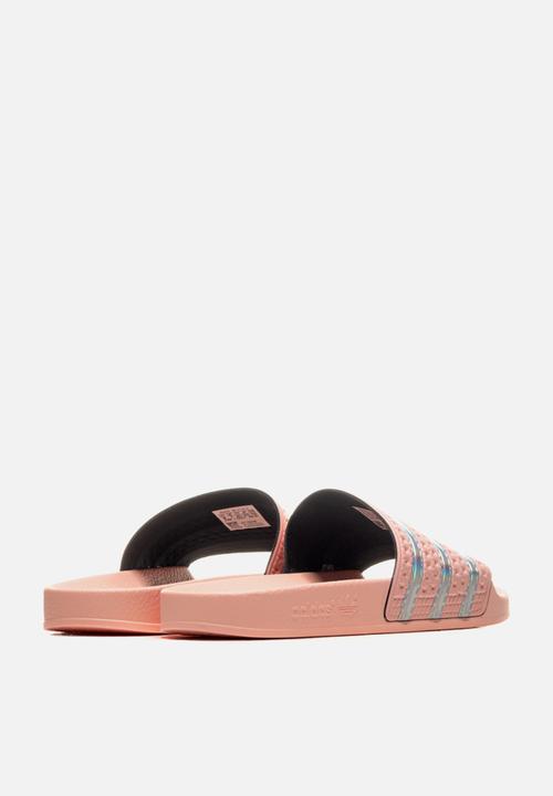 adidas Originals - Adilette w - haze coral/ftwr white