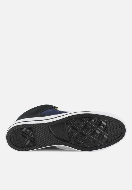 Converse - Chuck Taylor All Star high street mid - obsidian / black /speed yellow