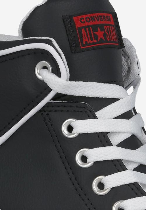 Converse - Chuck Taylor All Star high street mid - black / university red / honey
