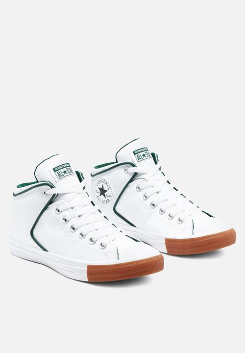 Converse - Chuck Taylor All Star high street mid - white / midnight clover /honey