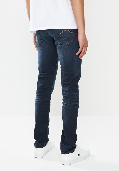 G-STAR - 3301 Slim vosir stretch denim - dark blue