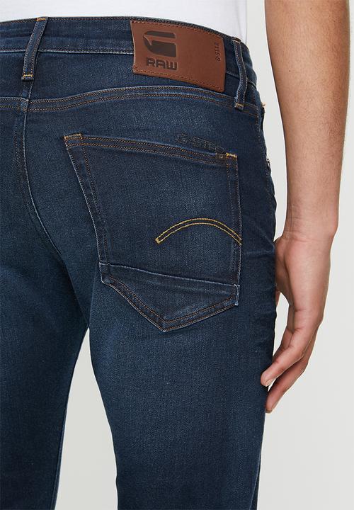 G-STAR - 3301 Slim vosir stretch denim - dark blue