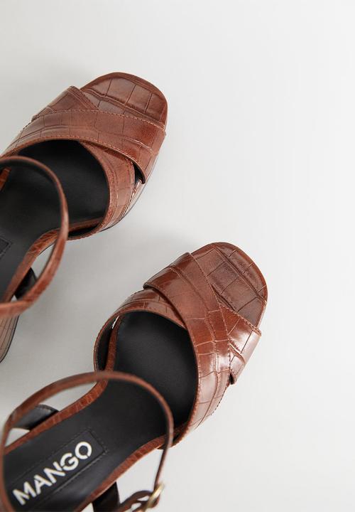 MANGO - Elton heel - brown