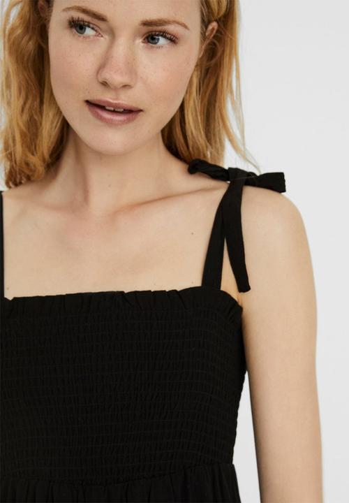 Vero Moda - Layla strap calf dress - black