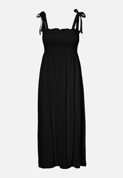 Vero Moda - Layla strap calf dress - black