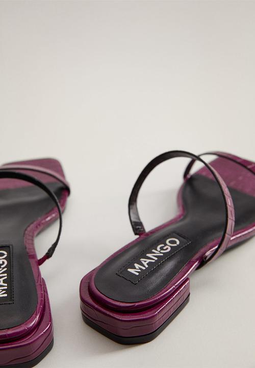 MANGO - Corea sandal - dark purple