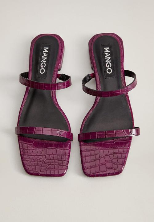 MANGO - Corea sandal - dark purple