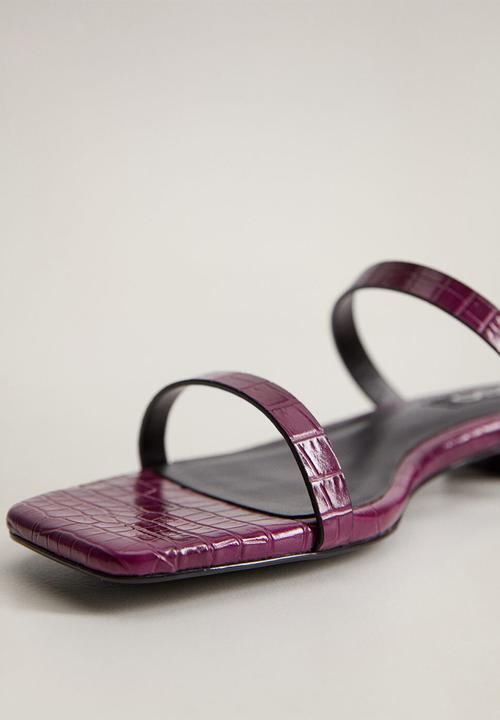 MANGO - Corea sandal - dark purple