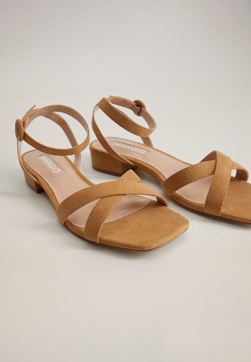 MANGO - Lucas sandal - medium brown