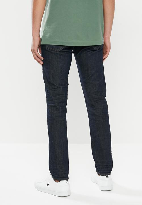 G-STAR - 3301 Slim-kir stretch denim o - blue 
