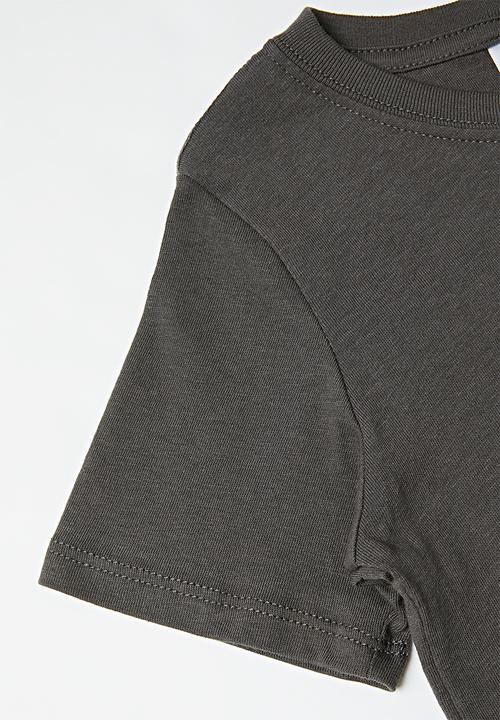 Cotton On - Short sleeve license1 tee - lcn mar guardians/iron grey