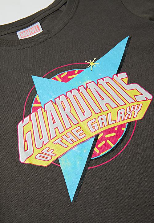 Cotton On - Short sleeve license1 tee - lcn mar guardians/iron grey