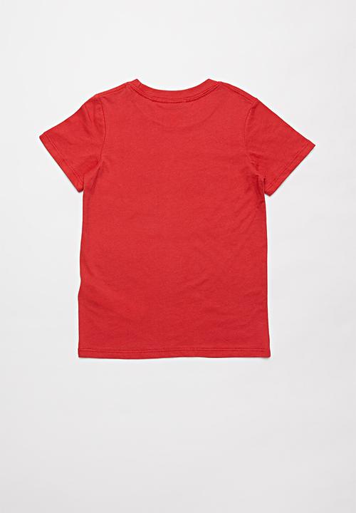 Cotton On - Short sleeve license1 tee - lucky red
