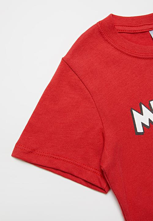Cotton On - Short sleeve license1 tee - lucky red