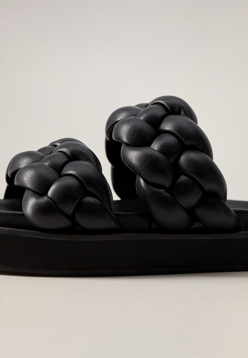 MANGO - Bri sandal - black