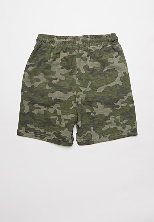 Cotton On - 2 pack  henry slouch short - phantom/camo