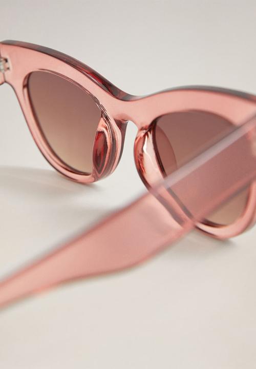 MANGO - Jules sunglasses - dark red