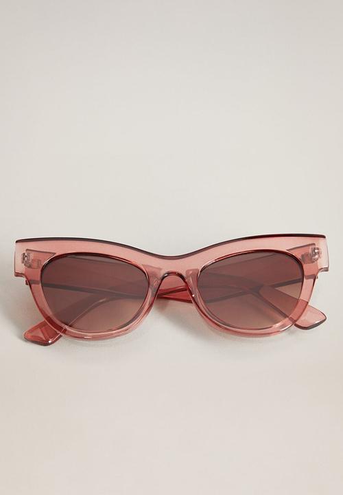 MANGO - Jules sunglasses - dark red