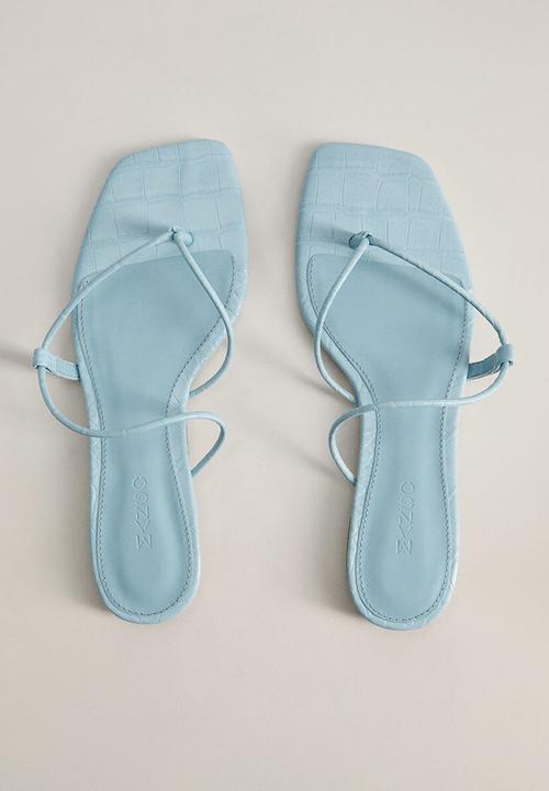 MANGO - Flipy sandal - light pastel blue