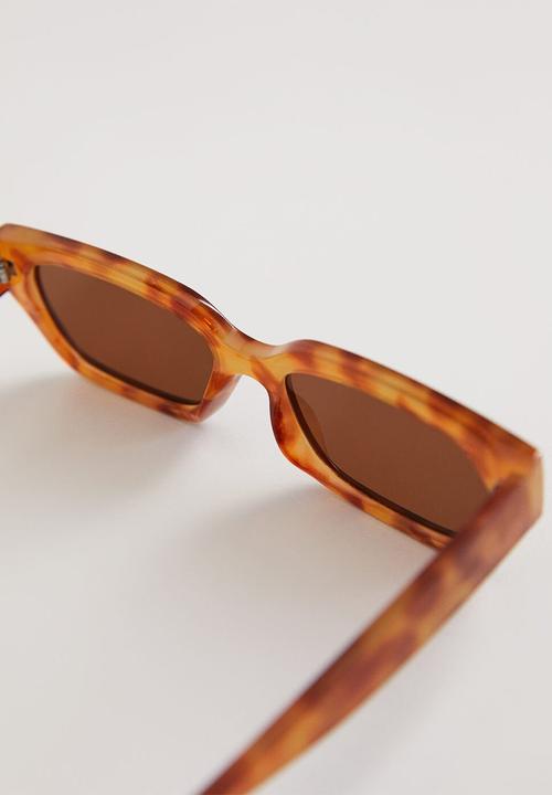 MANGO - Charlote sunglasses - dark brown