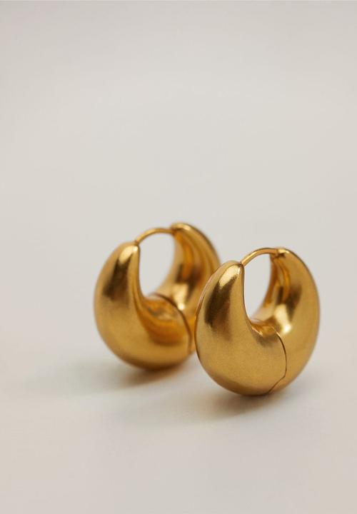 MANGO - Bach earrings - gold