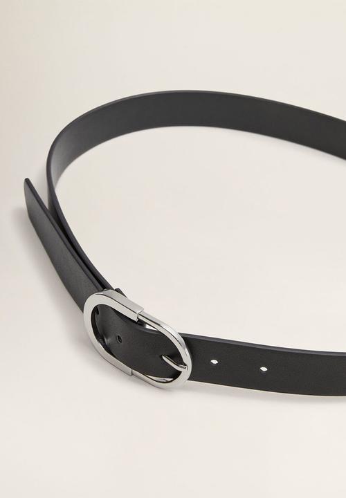 MANGO - Classic belt - black