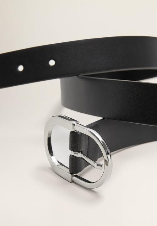 MANGO - Classic belt - black