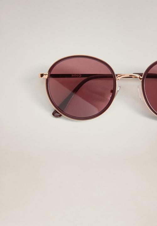 MANGO - Ammy sunglasses - dark red