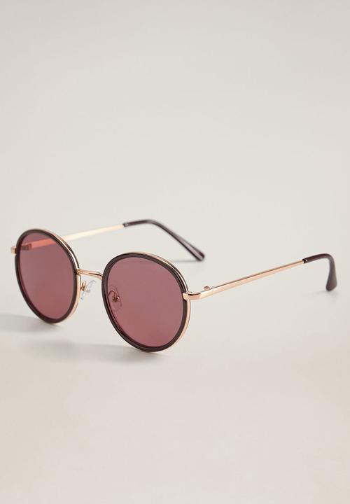 MANGO - Ammy sunglasses - dark red