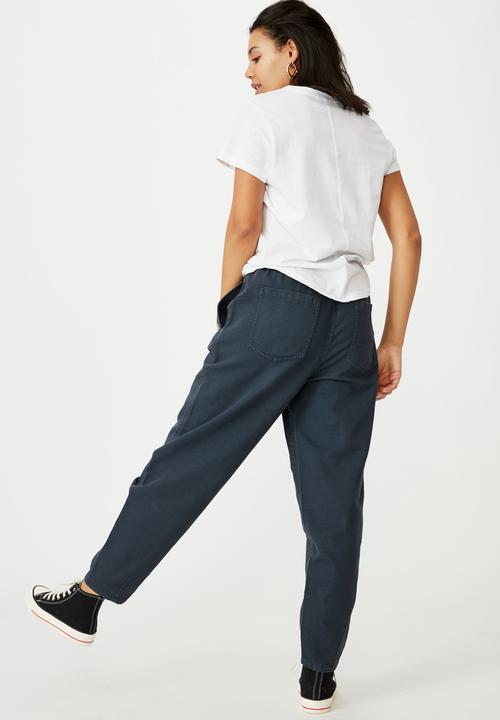 Cotton On - Everyday pant - washed navy
