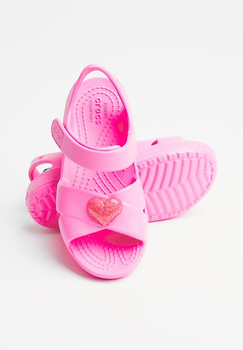 Crocs - Classic cross strap sandal - pink