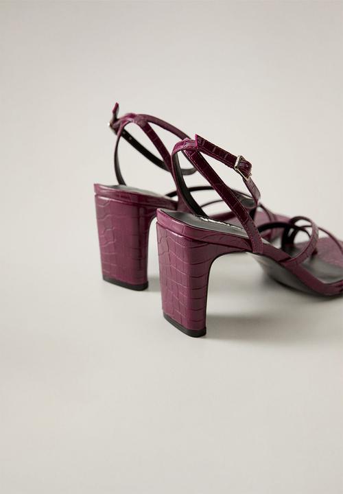 MANGO - Mia heel - dark purple