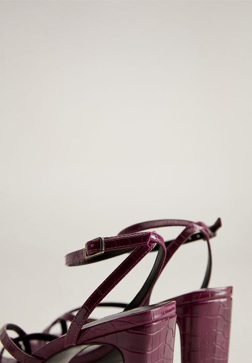 MANGO - Mia heel - dark purple