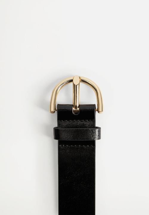 MANGO - Minimal belt - black