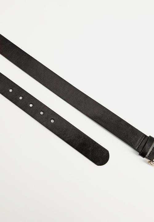 MANGO - Minimal belt - black